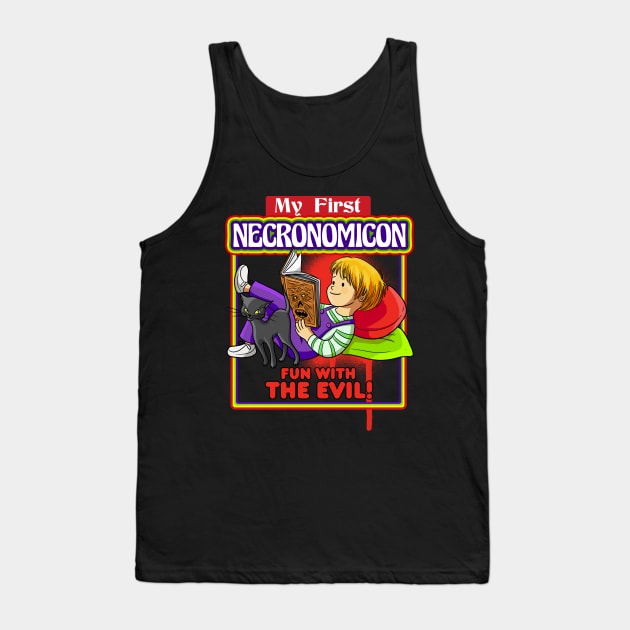 My first Necronomicon Fun with the Evil Witchcraft Tank Top by Juandamurai